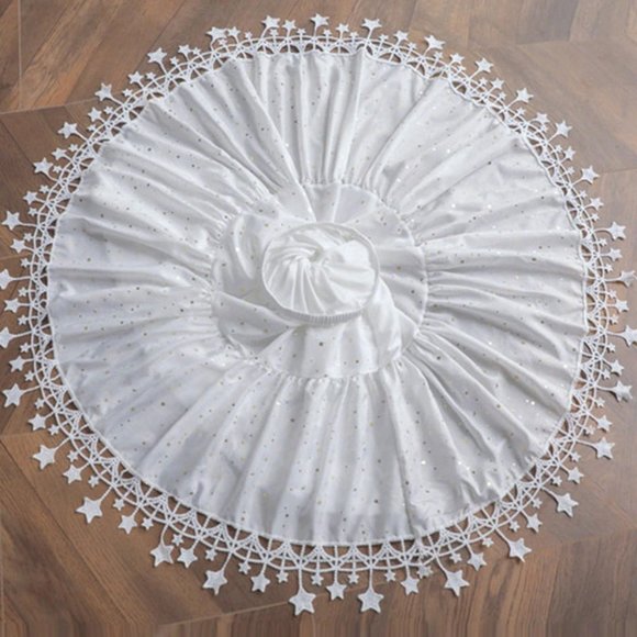 kawaii gothic lolita star lace and print hoop petticoat style crinoline - Picture 7 of 9